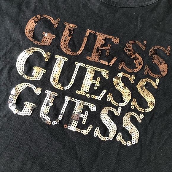 Guess Kids XL Gold, Bronze, Silver Shirt Not Used - Picture 2 of 6